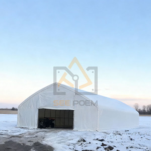<span class=keywords><strong>Tente</strong></span> <span class=keywords><strong>de</strong></span> <span class=keywords><strong>stockage</strong></span> industrielle à double structure 20x60m avec cadre en acier galvanisé et tissu PVC imperméable portable - Product Image 5