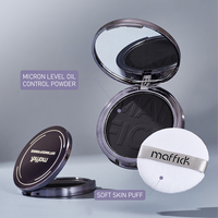 Polvo Compacto Negro Mate para Todo Tipo de Piel, Control de Grasa, Polvo Fijador de Larga Duración, Certificado MSDS, Hecho en Guangdong, Venta al por Mayor