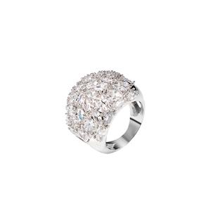 las mujeres los hombres la anillos de circón cúbico de Micro Pave fila Bling CZ de moda anillo de cobre joyas de <span class=keywords><strong>Bohemia</strong></span> - Product Image 1