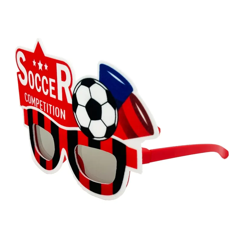 サッカーサッカーマッチサングラスサッカーをテーマにしたパーティーの装飾パーティーファン眼鏡小道具