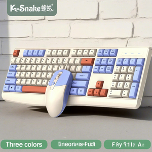 Conjunto de Teclado y Ratón con Cable K-snake KM300 <span class=keywords><strong>Slim</strong></span>, USB Ergonómico para Escritorio/Portátil, Uso en Oficina/Hogar, Disponible - Product Image 2