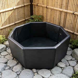 Durable octagonal tub <b>bath</b> complete accessory bathing tub set suitable for villa backyard daily cold therapy Ice <b>Bath</b> Tub - Product Image 1