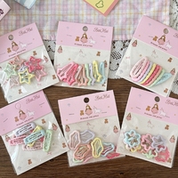 8 pinces à cheveux polyvalentes en forme d'étoile pour enfants, pinces à cheveux à franges et pinces à cheveux pour fille mignonne dans un sac