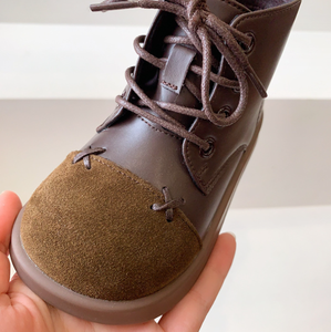 Botas para Bebés y Niños Pequeños, Botas Cortas hasta el Tobillo, Botas Escolares para Niños, Zapatos Marrones para Bebés - Product Image 6