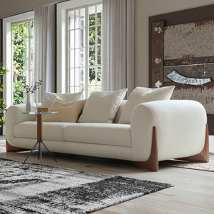 Juego de Sofás Seccionales de Lujo para el Hogar, Diseño Japonés, Sofá de Terciopelo para Sala de Estar, Muebles para Hotel, SF2171 - Product Image 1