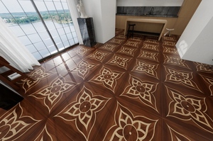Carreaux de sol en porcelaine antibactériens mats de haute qualité, aspect <span class=keywords><strong>bois</strong></span> de chêne rouge moderne, 800x800mm, <span class=keywords><strong>parquet</strong></span> Versailles pour salon - Product Image 3
