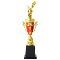 Usine créative tout personnalisé compétition de football champion trophée de football haute base OEM fait à la main qualité trophée de football