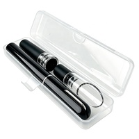 Ouvre-bouteille manuel 4-en-1 MUYI à pompe à air, tire-bouchon, verseur et bouchon avec boîte de rangement portable