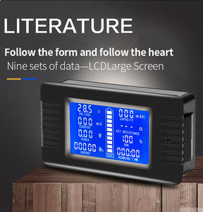 Peacefair-Medidor de batería de energía digital, medidor de batería de litio de 12V, amperímetro LCD, <span class=keywords><strong>volt</strong></span>ímetro, 50A/100A/200A/300A - Product Image 6