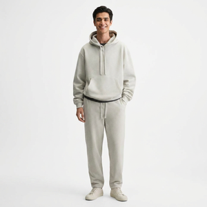Survêtements à capuche unisexes, streetwear, vente en gros personnalisée, respirants, solides, confortables, style décontracté - Product Image 1