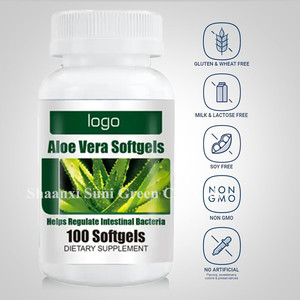 Olli Oem/Odm/Obm Natuurlijk Slank Voedingssupplement Aloë <span class=keywords><strong>Vera</strong></span> <span class=keywords><strong>Softgel</strong></span> Capsules Bevorderen De Darmmotiliteit - Product Image 4