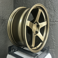 Jantes en alliage forgé X-RIMS 5x114.3 5x112 15-20 pouces Bronze 5 branches pour JDM Tuner