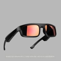 Vente directe usine Nouveaux M8 Pro Smart pour lunettes, lunettes de soleil à conduction osseuse, commande par bouton-poussoir, monture PC pour le cyclisme