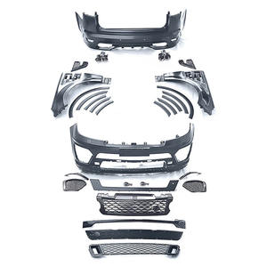 Kit carrosserie de style YIKU SVR pour Range Rover Sport 2014-2017 - Ventes chaudes Pare-chocs avant Sourcils de roue Jupes latérales Matériel PP - Product Image 1