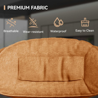 Tabouret de bar pivotant double couche ergonomique en acier inoxydable moderne, rembourré, réglable, écologique, résistant à l'eau et durable pour l'extérieur