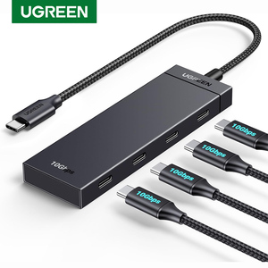 UGREEN Hub USB C de 10 Gbps con Cable de 20 cm, Adaptador Multipuerto USB 3.2 Portátil, Estación de Conexión con 4 Puertos USB C para MacBook y <span class=keywords><strong>iPad</strong></span> - Product Image 1