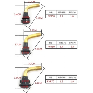 วาล์วยางอลูมิเนียมแบบสุญญากาศสำหรับรถจักรยานยนต์และ <span class=keywords><strong>TR202</strong></span> PVR50 PVR60 PVR70 - Product Image 3