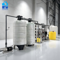 Usine de traitement d'eau par osmose inverse industrielle 10m³/H Philippines pour l'eau de remplissage de chaudière et le prétraitement de l'eau de circulation