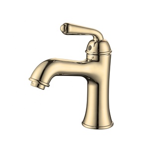 2020 nueva llegada <span class=keywords><strong>de</strong></span> lujo chapado en oro <span class=keywords><strong>de</strong></span> latón <span class=keywords><strong>Cuenca</strong></span> del grifo del baño - Product Image 1