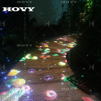 Projecteur de sol immersif HOVY pour intérieur avec Wi-Fi intégré - Laser publicitaire portable pour cinéma maison et usage professionnel