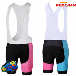 Combinaison de cyclisme de haute qualité <span class=keywords><strong>cuissard</strong></span> à bretelles blanches absorbant l'humidité transpiration shorts colorés pour hommes et femmes - Product Image 3