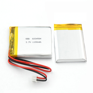 603450 3,7 v 1100mah lipo battery with pcb - Product Image 3