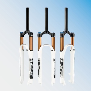 Horquilla Delantera para Bicicleta de Montaña Krsec, con Bloqueo Rápido, Amortiguación de Aire, Control de Línea Cónica Recta, Corona de Aluminio, Piezas de Ciclismo - Product Image 3