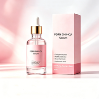 Sérum hydratant et rafraîchissant OEM/ODM GHK-CU PDRN 30ml, sérum pour le visage, raffermissant et nourrissant, aux peptides.