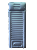 Équipement de camping de haute qualité pour l'extérieur Matelas de couchage ultraléger avec pompe à pied intégrée Tapis de pique-nique gonflable Matelas pneumatique