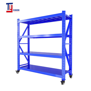 Étagère de stockage en acier laminé à froid de 100 kg par étagère, revêtement en poudre antirouille, style tiroir pour entrepôt, <span class=keywords><strong>garage</strong></span>, usine - Product Image 6