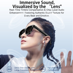 8MP 4K HD <b>Camera</b> AI <b>Smart</b> Glasses Video Recording Real Time Voice Translator Bluetooth Audio Calling Sunglasses OEM Wholesale - Product Image 4