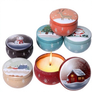 Conjunto de Presentes de Aromaterapia com 6 Velas Aromáticas de Cera de Soja Natural de 2,5 Oz para Mulheres, com Vários Aromas para Natal e Aniversário - Product Image 1