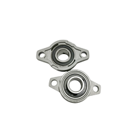 Unité de roulement à bride à 2 goujons KFL000 40x80mm, boîtier léger en alliage de zinc, précision P6, faible bruit pour convoyeur