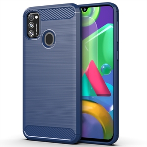 In Fibra di carbonio Antiurto Molle di TPU Della Copertura Posteriore Cassa Del Telefono mobile Per Samsung Galaxy <span class=keywords><strong>m21</strong></span> - Product Image 4
