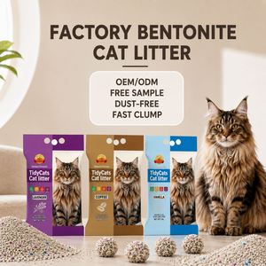 Litière pour chat à forte absorption en bentonite, litière sanitaire pour chats, échantillon gratuit - Product Image 1