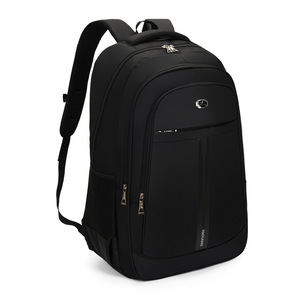 Sac à dos de voyage en <span class=keywords><strong>cuir</strong></span> véritable pour <span class=keywords><strong>homme</strong></span>, grande capacité 56-75L, sac d'école étudiant, sacoche d'ordinateur d'affaires avec sangle à coussin d'air - Product Image 3