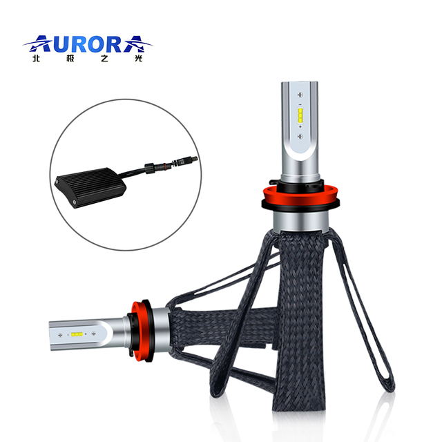 Small Braided Copper Strip Cooling Car Fanless G10J Car Headlights H1 H3 H4 H7 H11 LED Headlight Bulbs