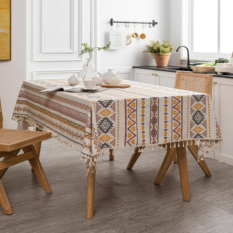 สไตล์โบฮีเมียน - ลายทางบาง (กันน้ำและน้ำมัน)