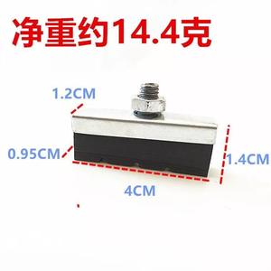 Pastillas de freno de caliper de metal y caucho compuesto, duraderas para sistemas de freno de bicicleta - Product Image 4