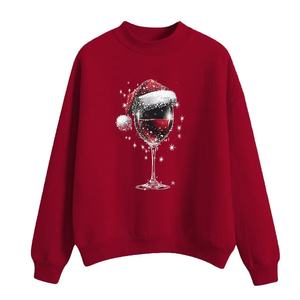 2026 Chất Lượng Cao Giáng Sinh Áo 100% Tinh Khiết Bông Nặng Flannel Vải Lỏng Phù Hợp In Mô Hình Giáng Sinh Áo - Product Image 5