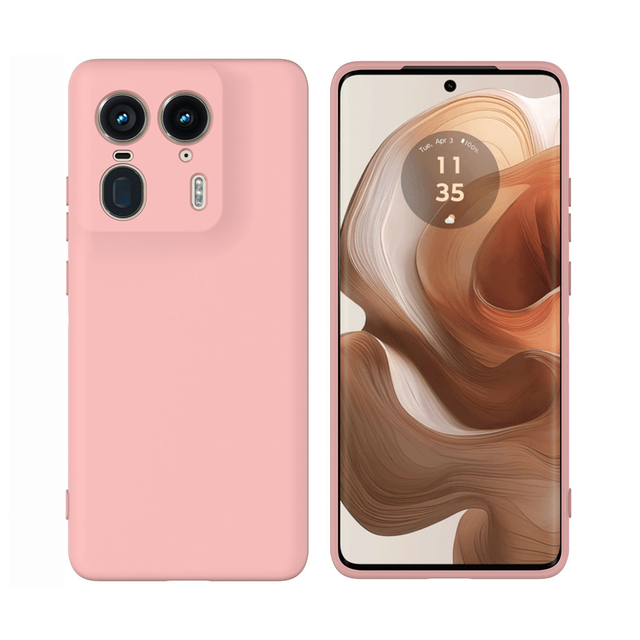 Motorola Liquid Silicone Case with Custom Logo for Moto G Edge/G84/G73/G72-Shockproof Anti-Fingerprint 15 Colors Wholesale