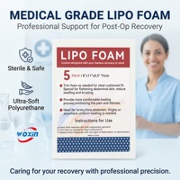 Almohadillas de Compresión de Espuma de Poliuretano de Grado Médico Premium (Paquete de 5) |   Recuperación de Liposucción y Abdominoplastia |   Reduce la hinchazón y las hematomas |