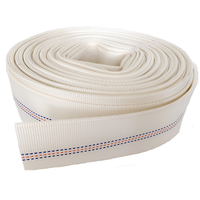 Tuyau d'arrosage flexible en PVC de 3 pouces, 13 bars, blanc, tuyau d'incendie à décharge à plat, équipement de lutte contre l'incendie