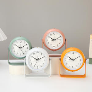 Relógio Despertador Simples de Quartzo, Relógio Despertador Rotativo, Relógio de Mesa Silencioso para Estudantes e Crianças, Relógio Despertador, Presente de Feriado - Product Image 1