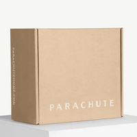 Boîte d'emballage pour vêtements en carton ondulé écologique avec logo imprimé personnalisé