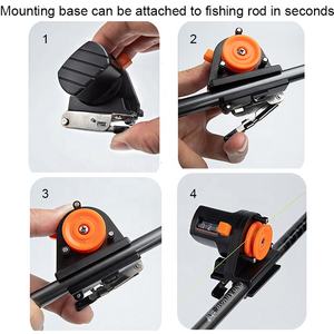 Compteur <span class=keywords><strong>de</strong></span> ligne <span class=keywords><strong>de</strong></span> <span class=keywords><strong>pêche</strong></span> 0-999M sur enrouleur pour enrouler <span class=keywords><strong>la</strong></span> ligne <span class=keywords><strong>de</strong></span> <span class=keywords><strong>pêche</strong></span> au trolling Jauge <span class=keywords><strong>de</strong></span> profondeur portable avec affichage facile à lire Tackle essentiel - Product Image 3