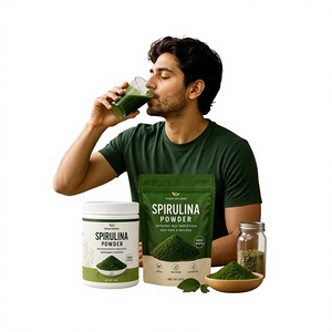 Espirulina en Polvo de Marca Privada 1 kg, Superalimento Natural de Algas Verdes, Suplemento Nutricional Vegano a Base de Plantas, Sin Gluten - Product Image 1