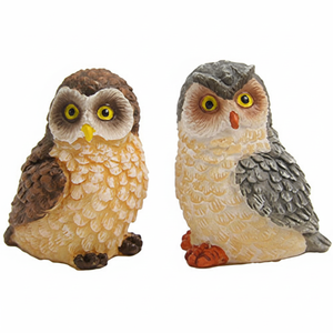 Ensemble de figurines de la Nativité de grande taille, hiboux, 2 pièces, hauteur environ. Figurine et jouet de Noël de 2,3 cm (9006935099614) - Product Image 1