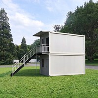 Maison Conteneur Préfabriquée Moderne à Installation Rapide, Villa Démontable en Kit pour Café Extérieur et Entrepôt