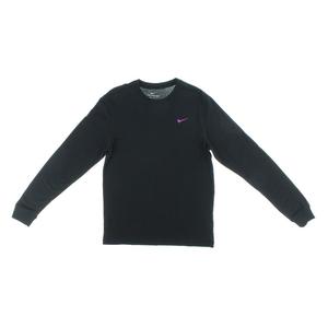 Nike T-shirt de sport à manches longues pour homme Peace Love & Basketball Noir/Violet |   100% authentique - Product Image 4